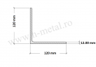 Cornier zincat 120x120x12 mm 1